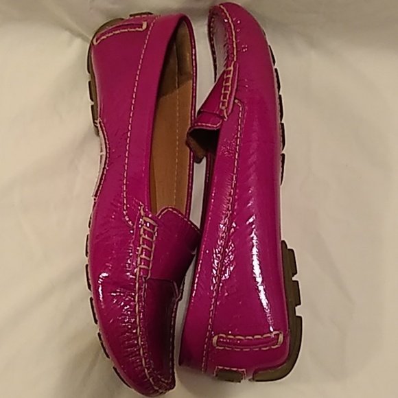 Clark's Pinkish Purple Loafers Flats Shoes Size 8 - Picture 5 of 6